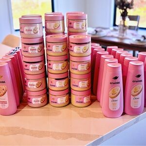 Limited Edition Dove x Crumbl body wash + scrubs – Strawberry  & Lemon Glaze🍋🍓